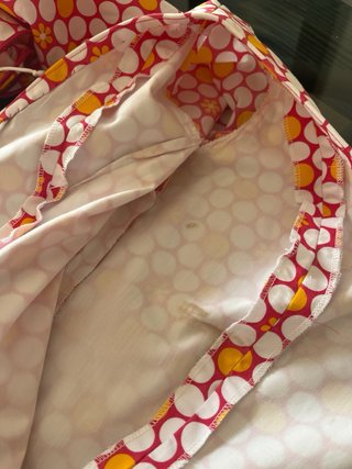 Traje Flamenca Lunares Flores Fuscia Blanco
