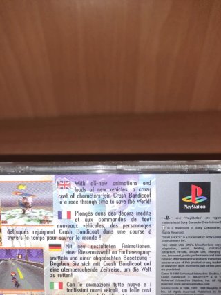 Crash Bandicoot 3 Warped PlayStation PAL