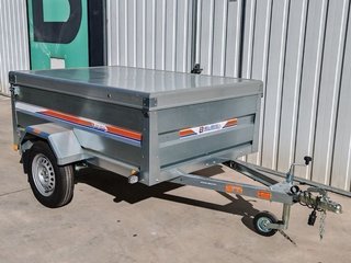 NUEVO: Remolque galvanizado con tapa 750 kg