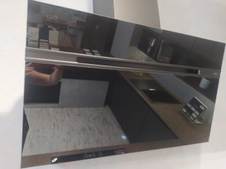 Campana Elica Cristal Negro