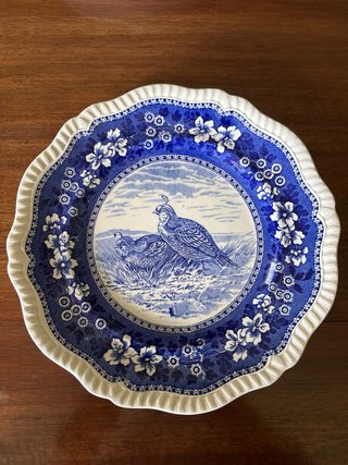Piatti Copeland blu cobalto da collezione