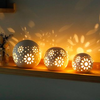 Set 3 Lámparas Cerámica LED