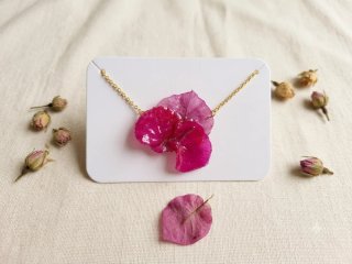 Collana fiore di bouganville