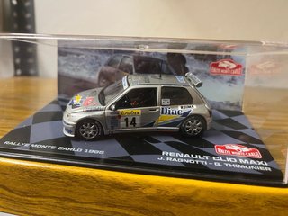 Escala 1/43 renault clio maxi jean ragnotti 1995