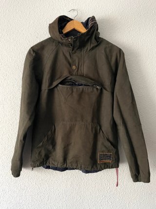 Sudadera Springfield Media Cremallera Verde Oliva