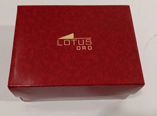 CAJA EXPOSITORA LOTUS ORO PARA RELOJES