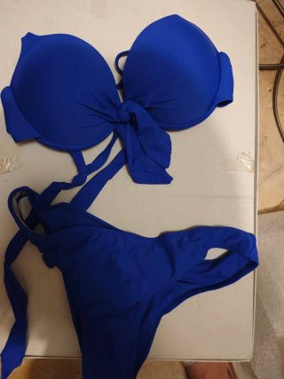 Bikini Azul con Nudo