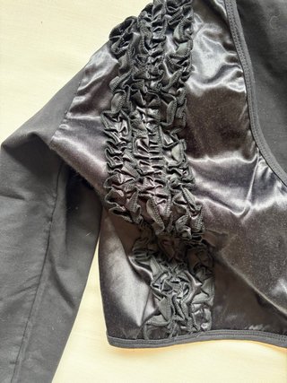 Bolero vintage con rouches