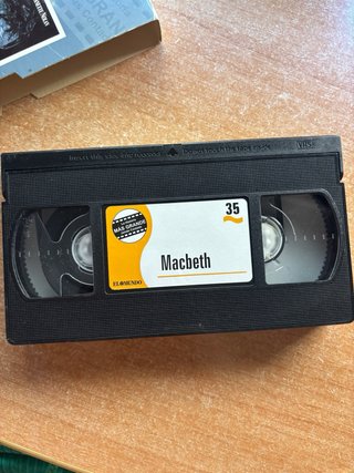 Película VHS Macbeth Orson Welles