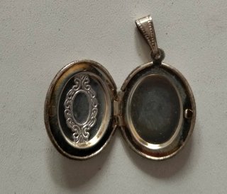 relicarios y Guardafotos plata