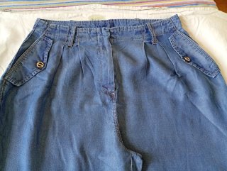 Pantaloni donna blu