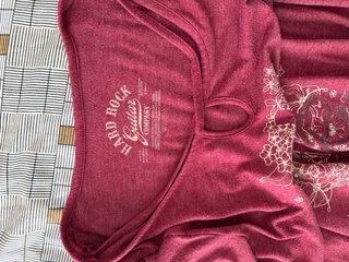Camiseta Hard Rock Roja Talla S