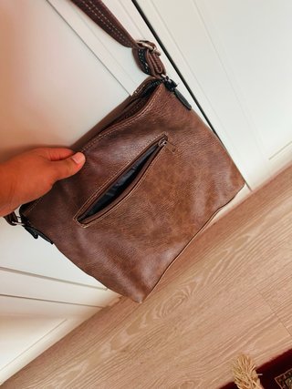 Bolso bandolera marrón