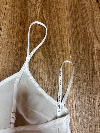 Minigonna Guess Marciano Satin Bianco Tg 42 (IT)