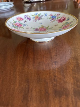 Piatto decorativo Thomas con fiori diametro 20 cm