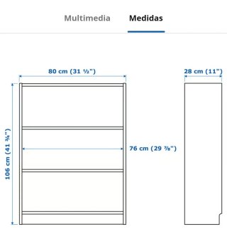 Estantería BILLY blanca