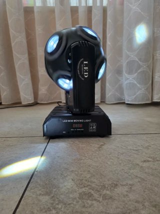 Lampada discoteca LED Mini Moving Light