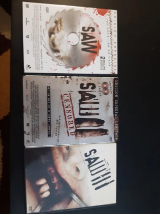 Saw 1, 2 y 3 Edición Especial DVD