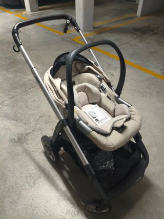Carro Inglesina Aptica Beige Topo, 3 piezas