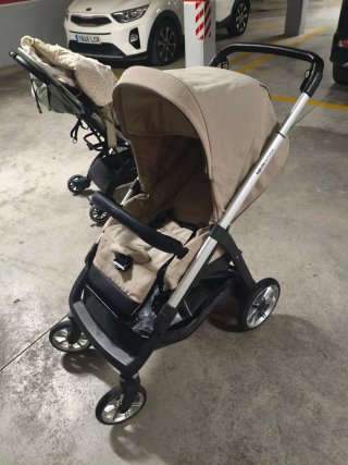 Carro Inglesina Aptica Beige Topo, 3 piezas