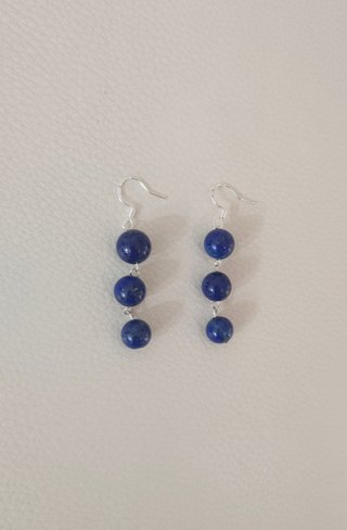 Pendientes Plata y Lapislázuli