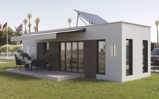 Casa de madera maciza CLT
