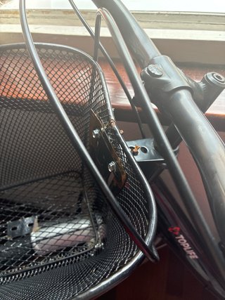 Bicicleta Paseo Toplife Negra con Cesta