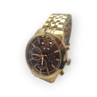RELOJ GUESS GW0296G1 ESFERA NEGRA DORADA