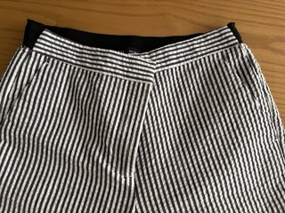 Pantalones Zara Rayas Blancas y Negras