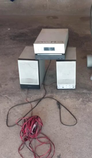 Equipo de música Sony gris