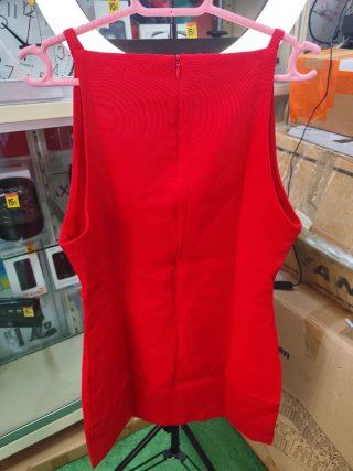 Vestido Rojo Fiesta Talla S