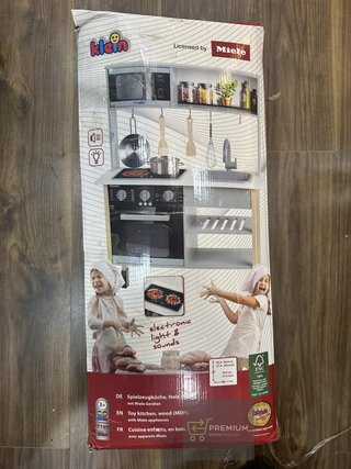Theo Klein 7199 Cocina Miele, Cocina Blanca de Madera