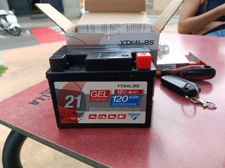 Batería Moto GEL YTX4L-BS 12V 4Ah