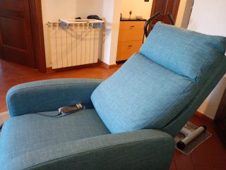 Poltrona motorizzata come nuova