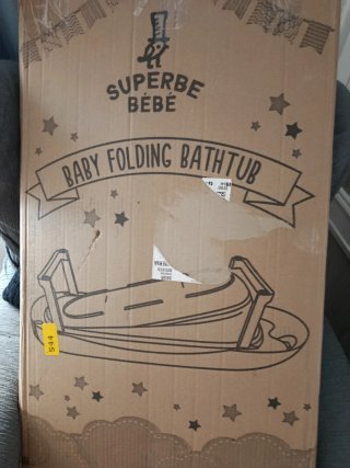 Bañera plegable para bebé Superbe Bébé