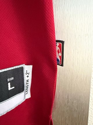 Camiseta Cleveland 23 Adidas Roja y Dorada