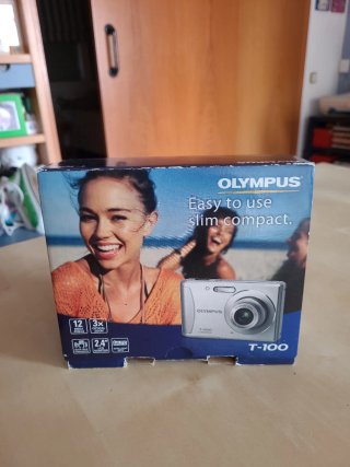 Cámara Olympus Azul