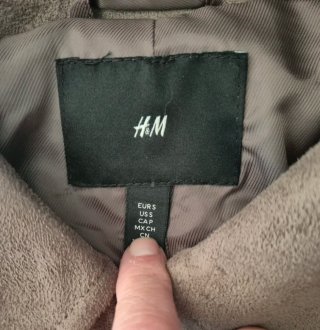 Chaqueta H&M ante marrón