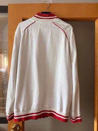 Sudadera Gucci Original Blanca Rayas Verdes