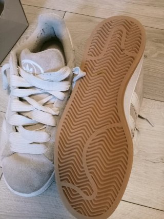 Zapatillas Adidas Campus Beige/Blanco