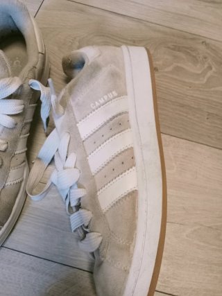 Zapatillas Adidas Campus Beige/Blanco