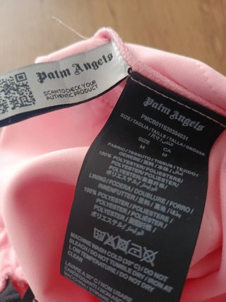 Palm Angels Pantalón Corto Rosa Chico