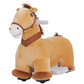 Cavallo Cavalcabile Elettrico 6V Bambini Marrone