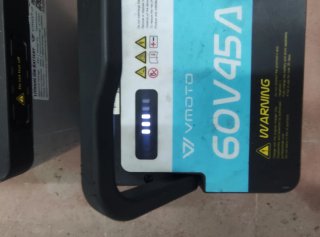 2 Baterías Super Soco 60V 45Ah + Cargador