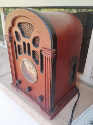 Radio Vintage Madera Cassette