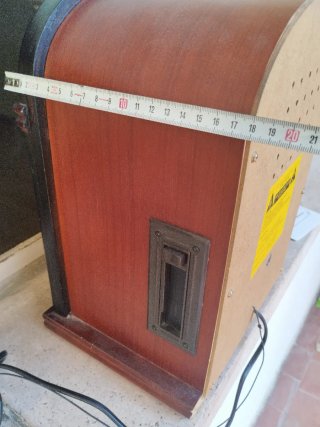 Radio Vintage Madera Cassette