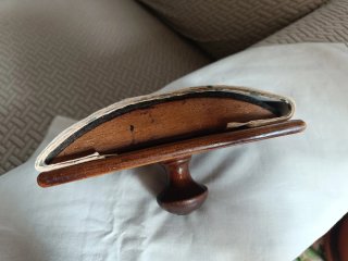 Tampón secante antiguo madera maciza