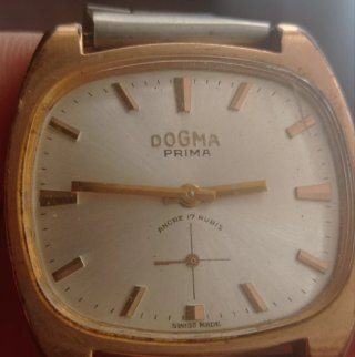 Reloj DOGMA Prima Swiss Made 17 Rubis Funciona