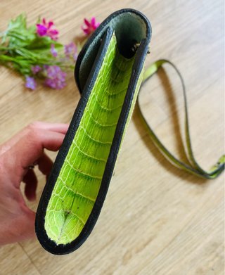 Bolso/Clutch Piel Cocodrilo