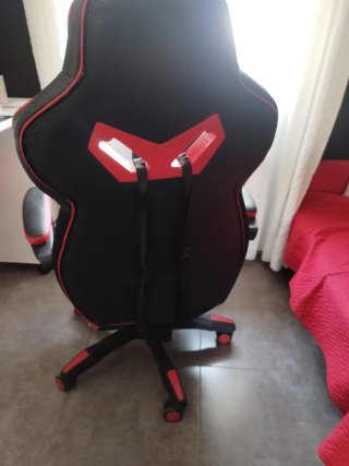 Silla Gaming Negra y Roja